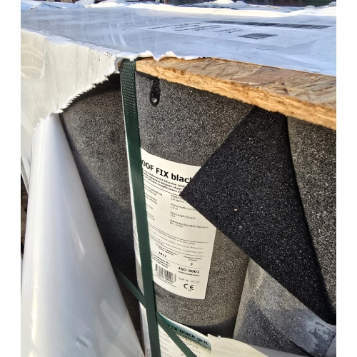 Papa podkładowa Roof Fix Black Grit SBS pod gonty, blachodachówkę 12 m-cy gw. na UV 10m2